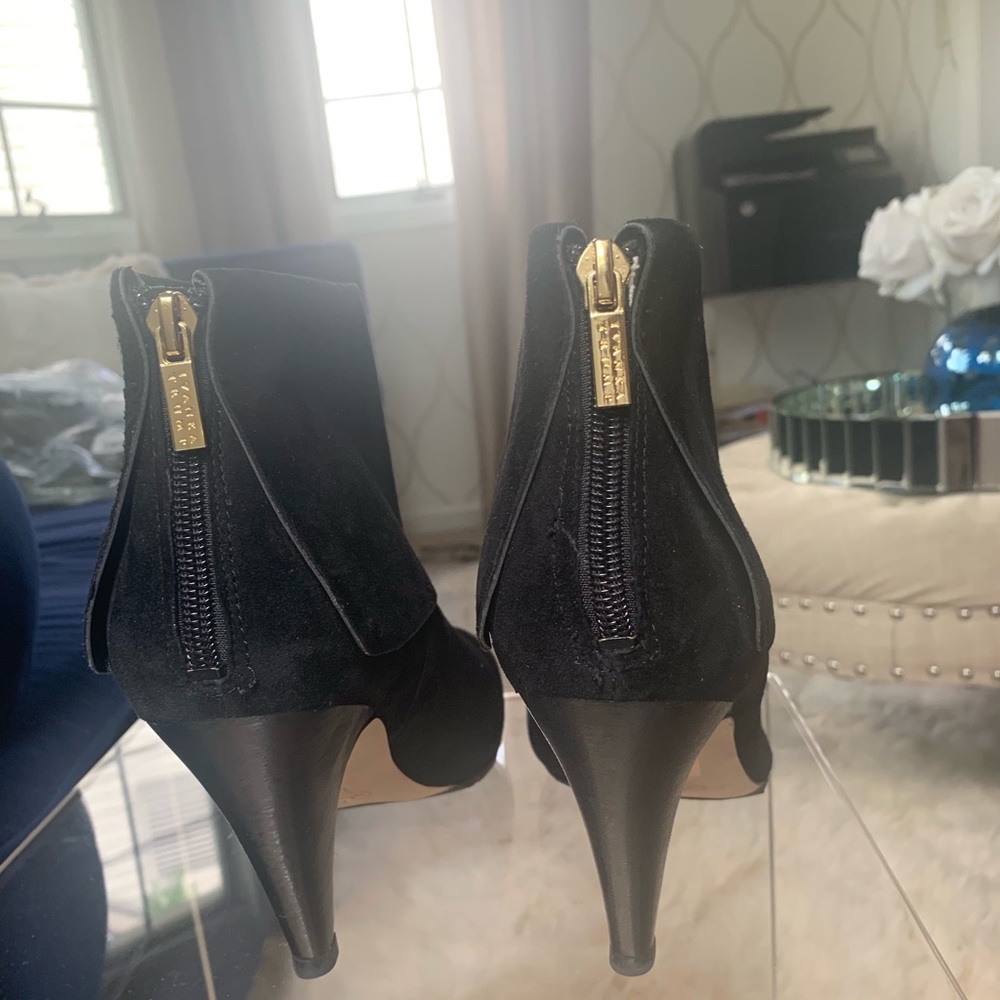Black Suede Booties
